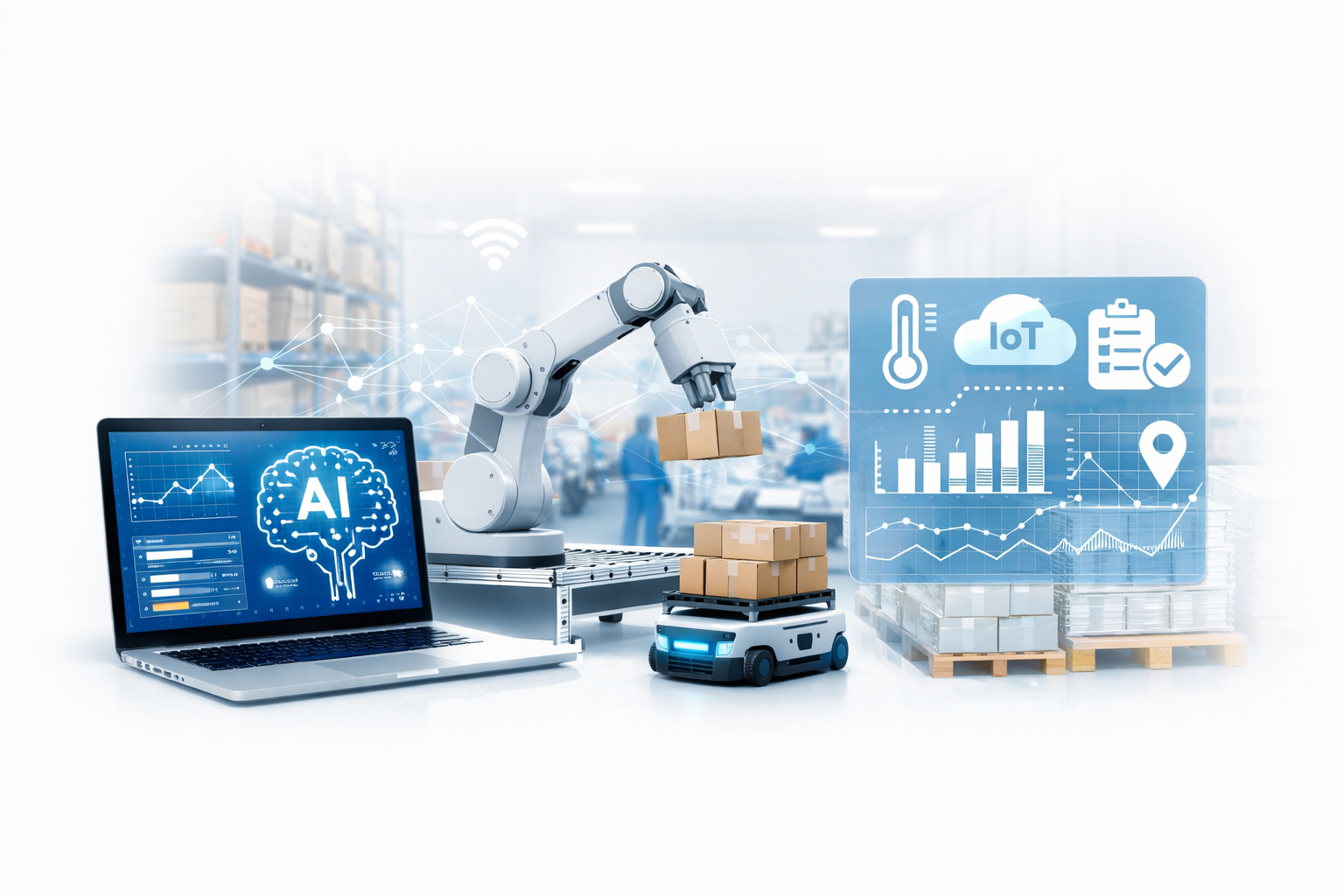 AI and automation in cold chain warehousing