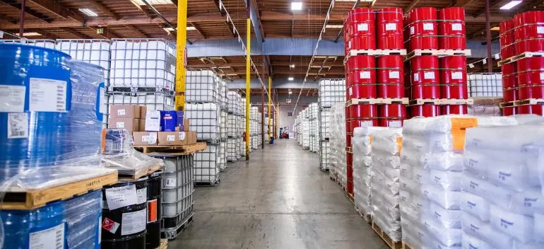 Warehousing and Storage of Paints Supply Chain